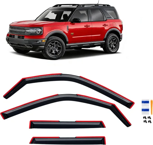Miniatura 152 de Visera de ventana para Honda Civic 2022-2025, protectores de lluvia de canal exterior, escudos, deflector de ventilación, sombra, viento, humo