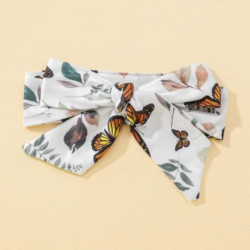 Miniatura 4 de Vestido de lazo floral para niñas pequeñas lindos vestidos con volantes vestidos de manga larga vestido casual suave para otoño