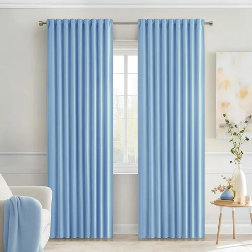 Miniatura 62 de MIULEE Cortinas opacas con pestaña trasera de 63 pulgadas de largo, juego de 2 paneles para sala de estar, dormitorio, privacidad, bolsillo