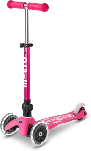 Miniatura 7 de Micro Kickboard - Mini Deluxe Scooter LED Plegable, 3 Ruedas, Inclinarse para Dirigir, Scooter Micro de Diseño Suizo con Ruedas LED que se Iluminan