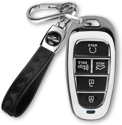 Miniatura 11 de MILD EAST Funda para llavero Hyundai para Hyundai Sonata Santa fe Tucson Smart 5 botones 2024 2023 2022 2021