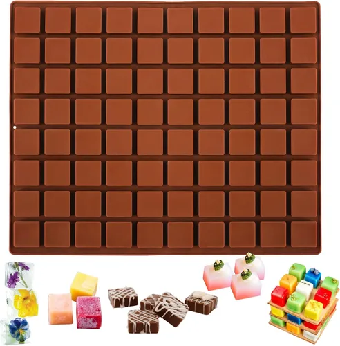 Miniatura 12 de Sakolla - Moldes de silicona redondos para caramelos, 220 cavidades, moldes cilíndricos mini para chocolate, caramelos duros, gomitas, ganache, Mini
