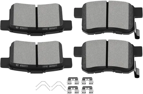 SCITOO Kit de pastillas de freno semimetálicas D1451 reemplazo trasero para Acura TSX 2009-2010, para Honda para Accord 2008-2012