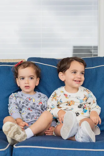Miniatura 2 de Disney Mickey Mouse Winnie the Pooh Lion King Goofy Donald Duck Simba - Sudadera y pantalones cortos de felpa francesa para recién nacidos a niños