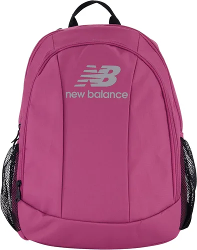 New Balance Mochila para laptop, bolsa de viaje para hombres y mujeres, color borgoña, 19 pulgadas
