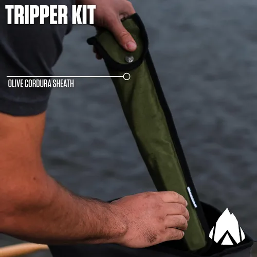 Miniatura 8 de AGAWA - Kit de Tripper BOREAL15 - Incluye sierra plegable de 15 pulgadas, funda de transporte de nailon, multiusos de 15 pulgadas y hoja agresiva