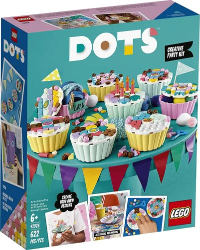 LEGO DOTS - Kit de decoración de pastelillos 41926, kit de decoración para manualidades; una excelente actividad de juego perfecta para niños, nuevo