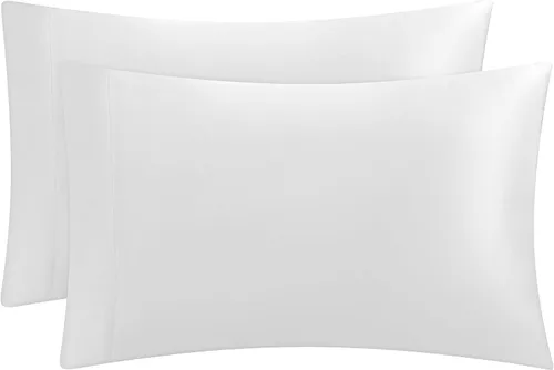 Miniatura 38 de Juicy Couture Juego de sábanas de satén de tamaño individual, juego de sábanas sedosas de bolsillo profundo con 1 sábana bajera, 1 sábana encimera