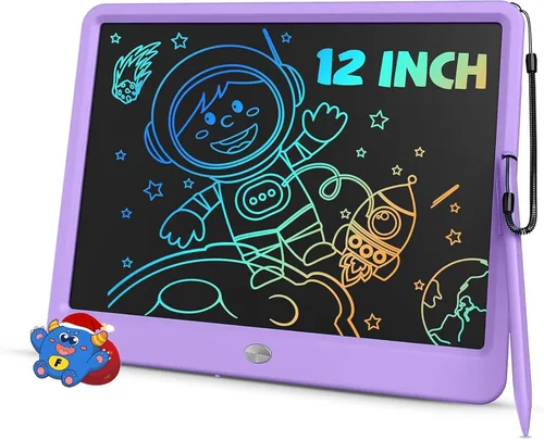 Miniatura 9 de TEKFUN - Tableta de escritura LCD para niños, ideas de regalos para adolescentes y niños, juguetes educativos para niños de 8, 7, 6, 5, 4, 3 años