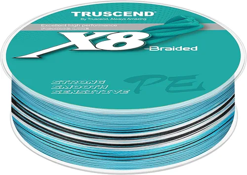 Miniatura 8 de TRUSCEND X8 Braided Fishing Line, Durable and Valuable PE Braid Line for Professional, More Thinner More Smoother Performance for Casting Well