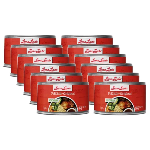 Miniatura 7 de Loma Linda - Sustitutos de carne a base de plantas una lata (37.5 oz) (FriChik)