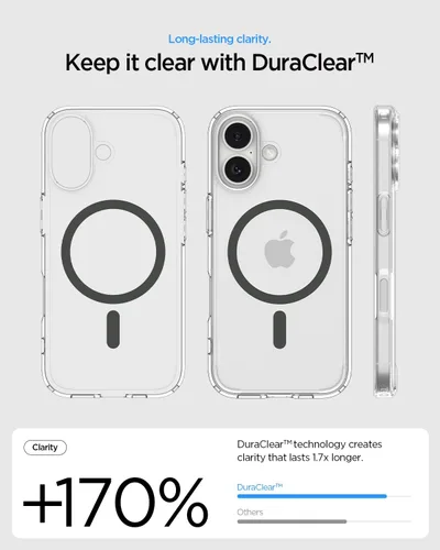 Miniatura 379 de Spigen Funda para iPhone 13 Mini, ultra híbrida MagFit [antiamarilleo] [compatible con Magsafe] - Transparente