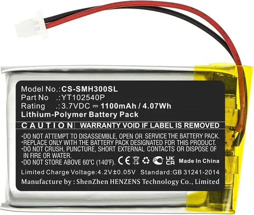 Miniatura 3 de Tingen Reemplazo de batería de 1100 mAh para Sena 50S SP46 YT102540P (3.7V)