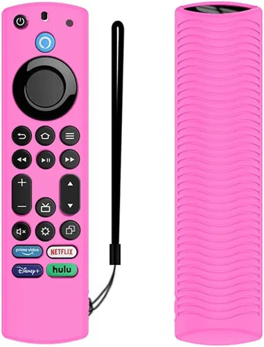 Miniatura 12 de Funda para control remoto de voz, funda de silicona compatible con Insignia Firetv Omni Series o TV 4, ligera, antideslizante, a prueba de golpes