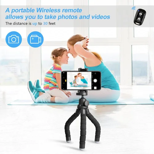 Miniatura 6 de UBeesize Anillo de luz para selfie de 12" con trípode Pro S para teléfono