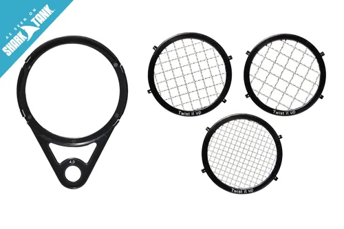 Twist Up Comb 4.0 Diseño modular – Alternativa a las esponjas para el cabello, crea rizos y giros para hombres negros, estilo raqueta de tenis