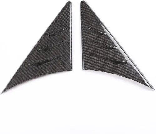 Miniatura 5 de Daeiclru Compatible con Toyota Supra GR A90 A91 MK5 2019-2022 cubierta de fibra de carbono real para espejo retrovisor lateral, canaliza el aire