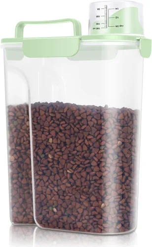Miniatura 8 de TBMax Contenedor de Almacenamiento de Comida para Gatos y Perros de 5 a 7 libras, Contenedor Secundario de Almacenamiento de Comida para Mascotas