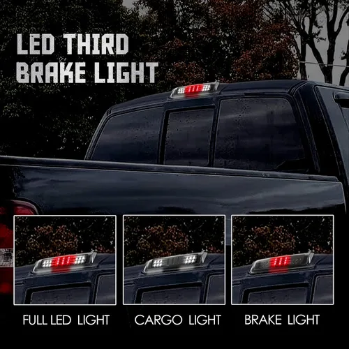 Miniatura 9 de 3ª luz de freno de montaje alto compatible con Ford F150 2004-2008, Ford Explorer Sport Trac 2007-2010, Lincoln Mark Third Center Cargo 2006-2008