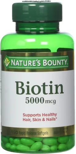 Miniatura 9 de Cápsulas blandas Natures Bounty Biotin, 0,00018 oz, 1, 1