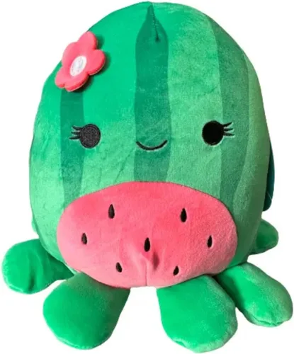 Squishmallows Peluche Kellytoy con licencia oficial de 8 pulgadas, juguete coleccionable suave y esponjoso de animales frutales - Añade glamour a tu
