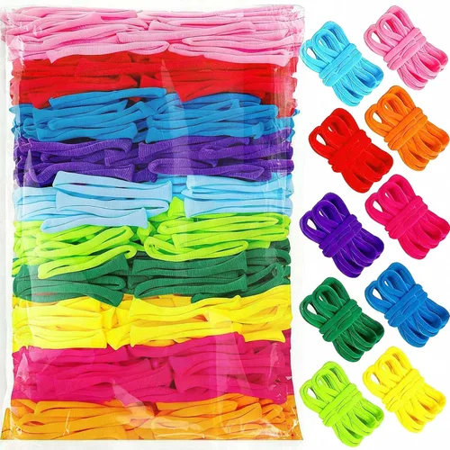800 bucles de repuesto para telar de tejido de 7 pulgadas, 10 colores arcoíris para tejer, bucles de repuesto para hacer agarraderas, bandas de 8