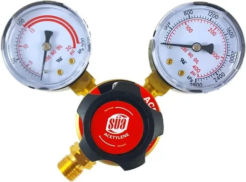Miniatura 6 de SÜA - Medidores de gas de soldadura con regulador de propano - CGA-510 - Conector trasero - Serie LDP - Revise todas las imágenes y lea
