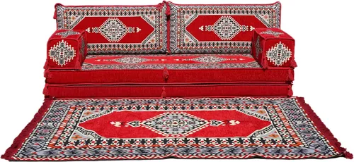 Miniatura 59 de arabicsofa Sofá de piso árabe Jalsa - Sofá tradicional hecho a mano para sala de estar