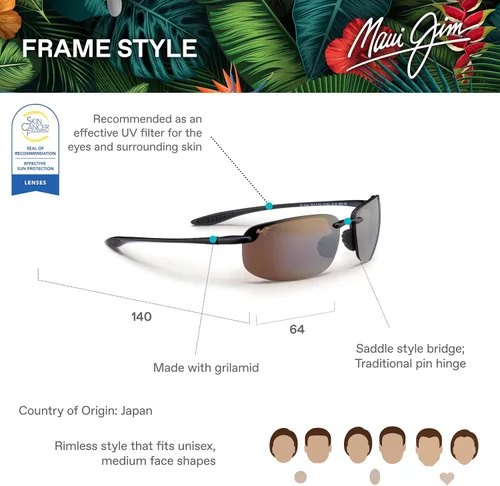 Miniatura 12 de Maui Jim Gafas de sol rectangulares Hookipa
