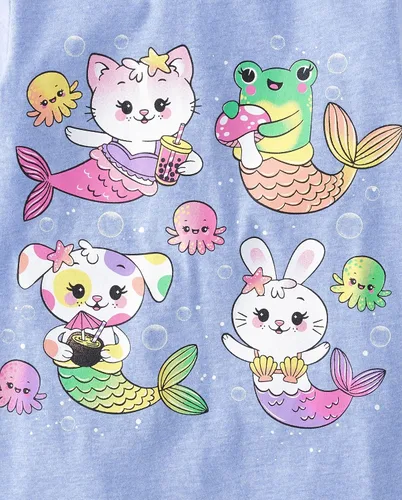 Miniatura 49 de The Children's Place Baby-Girls and Toddler Unicorns,Butterflies,Trends Short Sleeve Graphic T-Shirts,3 Pack