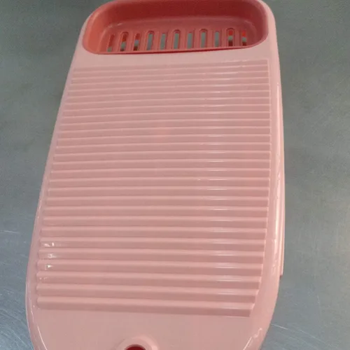 Miniatura 7 de Cabilock Lavadora portátil de plástico, tabla de lavar a mano, tabla de lavado antideslizante, tabla de lavado manual para herramientas de limpieza