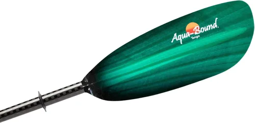 Miniatura 2 de AQUA BOUND Aquabound Tango Kayak Paddle con hoja de fibra de vidrio y eje de carbono Posi-Lok de 2 piezas Fuego