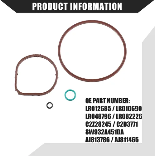 Miniatura 7 de Kit de sellado de bomba de vacío de 5.0 L para Land Rover Discovery 2017-2020/3.0L juntas de bomba de vacío para Jaguar F-Pace 2017-2020