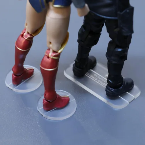 Soporte para Figuras de Acción de 100 Piezas, Soportes de Exhibición para Figuras de Juguete de 6 Pulgadas Bases de Soporte, Compatible con Escala