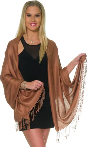 Miniatura 164 de Pashminas, chales y mantones para usar con vestidos de noche y en bodas, grandes y suaves