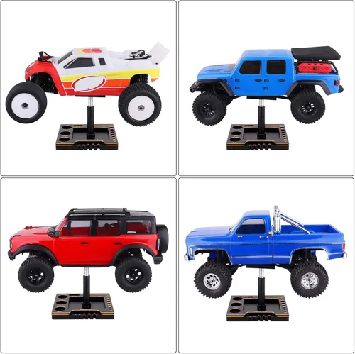 Miniatura 6 de Hobbypark 1/18 1/24 RC Crawler Soporte de trabajo de rotación de 360 grados Elevador o inferior Estación de trabajo de reparación de automóviles RC