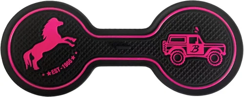 Miniatura 12 de Portavasos para automóvil compatible con Ford Bronco Offroad 2021-2025, posavasos decorativos de silicona para automóvil, accesorios para automóvil