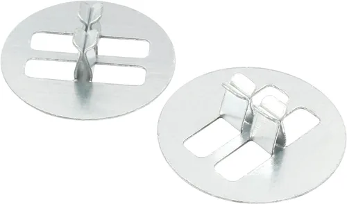 Miniatura 4 de Litoexpe 100 clips de mecha de madera, base redonda de mecha de vela, clip de base de mecha de metal, pestañas de sostenedor de mechas de madera