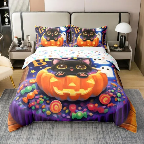 Miniatura 23 de jejeloiu Cute Mushroom Decor Duvet Cover 100% Cotton for Kids Boys Girls Twin Size Botanical Plants Bedding Set Cartoon Mushrooms Comforter Cover