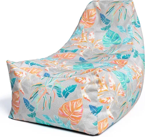 Miniatura 33 de Jaxx Juniper - Puf para exteriores, silla de patio y sala junto a la piscina, rayas blancas y negras
