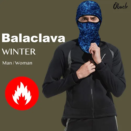 Miniatura 170 de Obacle Pasamontañas para hombres y mujeres, para invierno, clima frío, esquí, ciclismo, caza