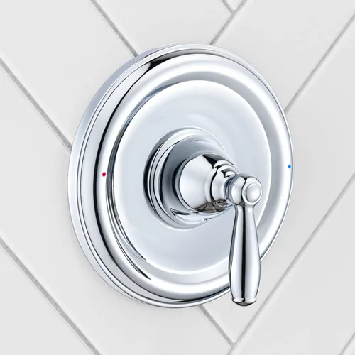 Miniatura 6 de Kit de accesorios para bañera y ducha con equilibrio de presión, compatible con válvula Moen Posi-Temp, cromado Cromo