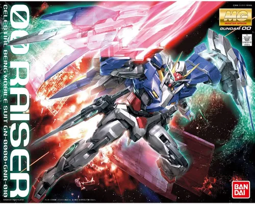 Miniatura 6 de 00 Raiser Gundam 00", Bandai MG, escala 1/100, modelo de plástico codificado por