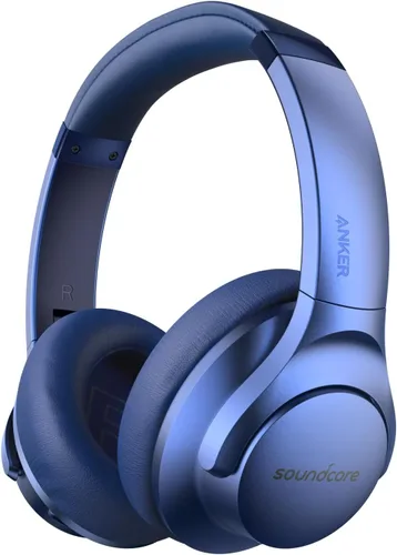 Miniatura 8 de Soundcore Anker Life Q20 Auriculares híbridos con cancelación activa de ruido, auriculares inalámbricos Bluetooth sobre la oreja, tiempo de Negro