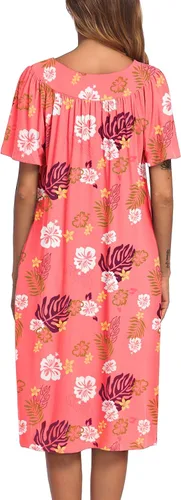 Miniatura 5 de Ekouaer Vestido de casa con bolsillos para mujer