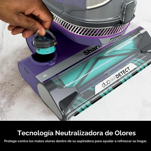 Miniatura 9 de Shark POWERDETECT AZ4002 - Aspiradora vertical con filtro HEPA, aspiradora resistente con potente succión para recoger el pelo de las mascotas