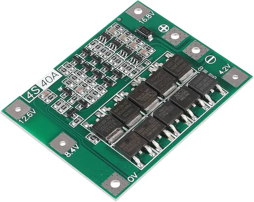 Miniatura 6 de 6 unids mejorado 4S 40A 16.8V 18650 batería de litio placa de protección PCB BMS cargador protección circuito equilibrio módulo de carga
