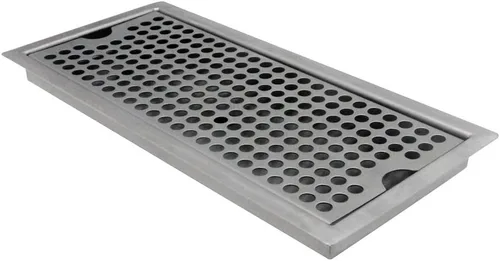 Kegco SEDP-220D Bandeja de goteo, 12", acero inoxidable