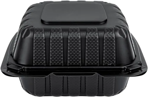 Miniatura 17 de Restaurantware Thermo Tek - Recipientes para llevar rellenos de minerales de 6 x 6 x 3 pulgadas, 100 recipientes duraderos para llevar, contenedores