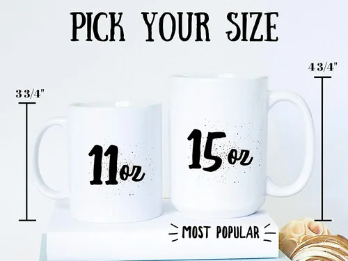 Miniatura 6 de 1 Año Aniversario Novia Taza Regalo Divertido Para Novia Primera Relación De Citas Pareja Juntos Café Taza De Té 15 oz